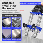 Sheet Metal Roller 2 Station Metal Bender， Metal Roofing Tools，Sheet Metal Fabrication，0-100° Bending Range，lightweight and highly portable， Large Sheet Metal Roller and Bending Tool(7in)