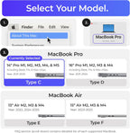 Dock for 14" Apple MacBook Pro - Docking Station - Connect Dual Displays w/Two Thunderbolt 4 USB-C Ports - Mac Docking Station Hub for MacBook Pro 14" (M1 M2 M3 M4 Base/Pro/Max M5 2021-2025)