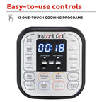 Instant Pot Duo 6 Qt Electric Pressure Cooker 7 In 1 with Easy Release Steam Switch