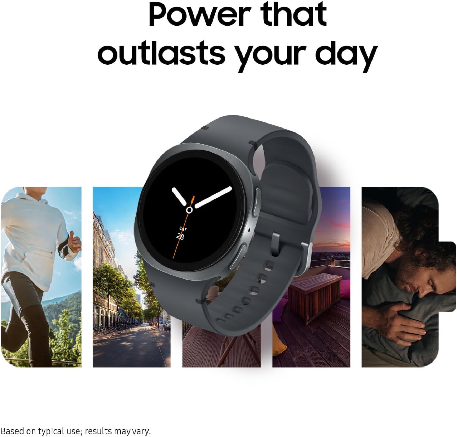 Samsung Galaxy Watch 8 (2025) 40mm Bluetooth Smartwatch  Cushion Design  Fitness Tracker  Sleep Coaching  Running Coach  Energy Score  Heart Rate Tracking  Graphite US Version  2 Yr Warranty
