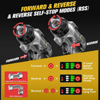 Cordless Impact Wrench 1/2 inch Compatible with Dewalt Battery: 1700FT-LBS High Torque Impact Wrench Heavy Duty Tool - Brushless Electric Impact Gun Includes LED Work Light - Bare Tool Only