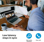 Sennheiser ACCENTUM Wireless Bluetooth Headphones - 50-Hour Battery Life  Audio  Hybrid Noise Cancelling (ANC)  All-Day Comfort and Clear Voice Pick-up for Calls  Black/Copper