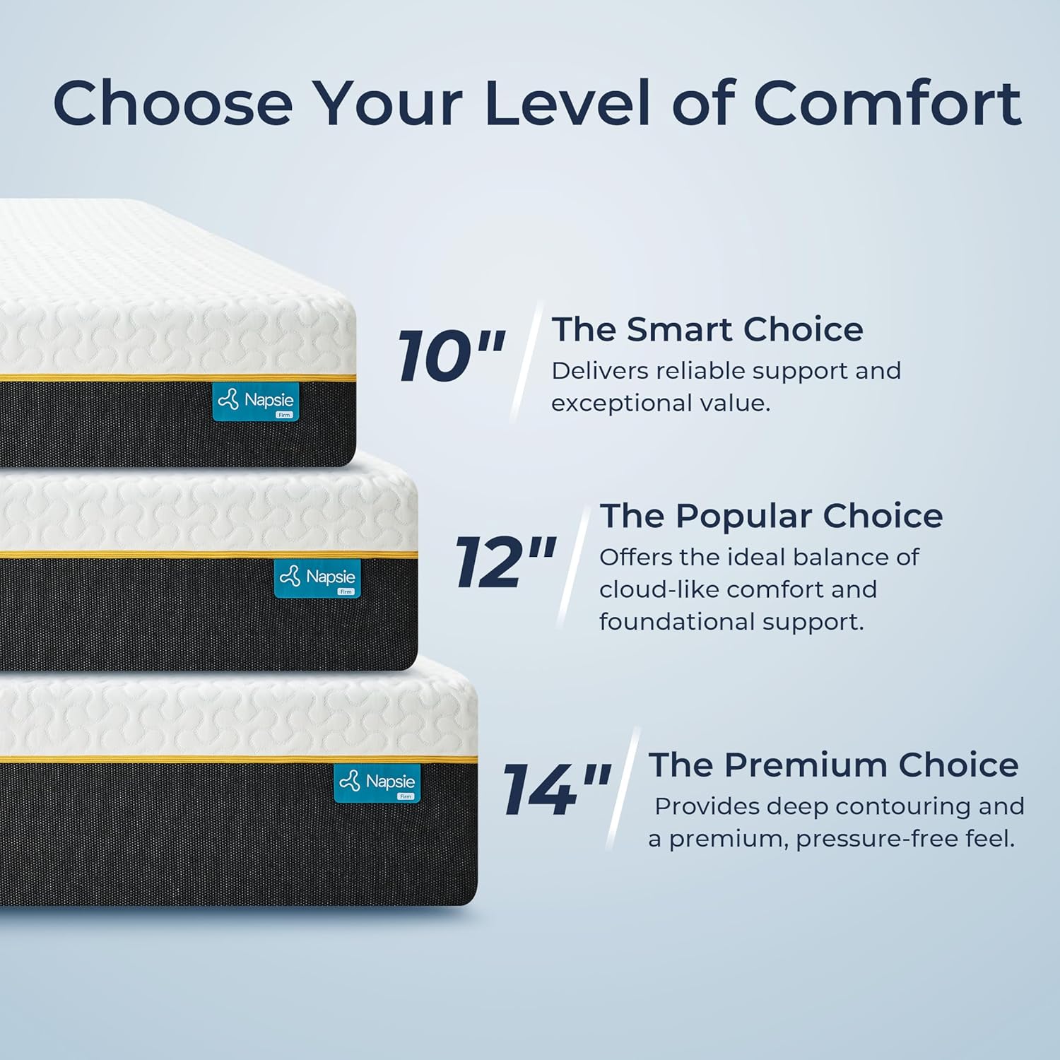 12 Inch Queen Mattress, Cooling Memory Foam Mattress in a Box, Queen Size Mattress for Pressure Relief and Cool Sleep, Medium Plush, CertiPUR-US Certified
