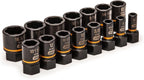 GEARWRENCH 15 Pc. 1/4" & 3/8" Drive Bolt Biter™ Impact Extraction Socket Set - 84783