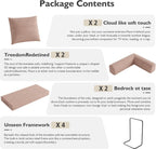 79in Convertible Sofa Bed, Corduroy Boneless Couch Bed, Futon Sleeper Sofa Pull Out Bed, Foldable Couch for Living Room Apartment, No Assembly Required