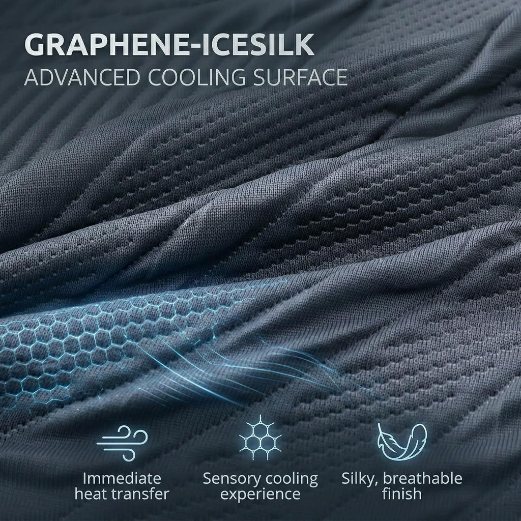 14 Inch Firm King Size Mattress in a Box, Copper Memory Foam King Mattress with Graphene Cooling Cover, Firm King Size Bed for Back Pain Relief, CertiPUR-US Certified, Foam Made in USA