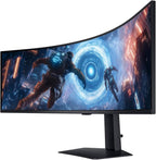 SAMSUNG 49-inch Odyssey G9 (G91F) DQHD  144Hz  Curved Gaming Monitor  Ultra-Wide 32:9 Screen  DisplayHDR 600  AMD FreeSync™ Premium Pro  Ergonomic Stand  LS49FG910ENXZA  2025