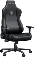 Anda Seat Novis Gaming Chair for Adults - Large Reclining Video Game Chairs, PVC Leather Ergonomic Office Chair, Heavy Duty Back Lumbar Support - Luxury Black Computer Chairs for Home & Work