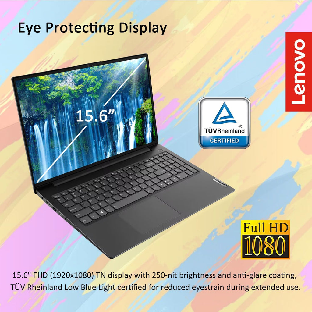 Lenovo V15 Business Laptop 2026 Edition  AMD Ryzen 3 7000-Series(Beat i7-1065G7)  15.6" FHD Display  16GB DDR5 RAM  256GB NVMe SSD  Wi-Fi 6  RJ-45  Dolby Audio  Windows 11 Pro  WOWPC USB  no Mouse