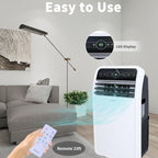 Shinco 12,000 BTU Portable Air Conditioner, Portable AC Unit with Built-in Cool, Dehumidifier&Fan Modes for Room up to 450 sq.ft, with Remote Control, 24 Hour Timer, Installation Kit