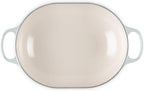 Le Creuset Enameled Cast Iron Signature Oval Casserole with Lid, 3.75 qt., Sea Salt