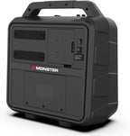 Monster Vision 2 | Portable Entertainment System with 15.6" 1080p Display & 60W Speakers | up to 25 Hours of Playtime | Dual HDMI Ports | Includes 3ft USB-C to HDMI Cable | Portable TV