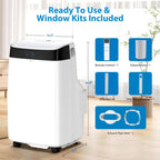 10,000 BTU Portable Air Conditioner for Bedroom, 3 in 1 AC Unit Cools 500 Sq. Ft Rooms with Remote, 51dB Ultra Quiet, Dehumidifier & Fan Modes | 24Hrs Timer