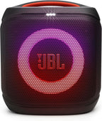 JBL PartyBox Encore Essential 2 - Portable Battery-Powered Party Speaker with AI Sound Boost  Up to 15 Hours of Play time  IPX4 Splash Proof  and Multi-Speaker Connection by Auracast (Black)