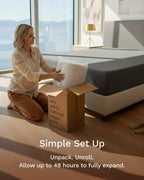 ViscoSoft 3 Inch Memory Foam Mattress Topper King - Select High Density - (Gel-Infused and Ventilated) Mattress Pad with Soft Removable Bamboo-Rayon Cover