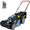 SENIX 21'' Self-Propelled Gas Lawn Mower (FWD)  170 cc 4-Cycle Engine 3.8 HP  3-in-1 (Bagging/Mulching/Side Discharge)  6-Position Cutting Height Adjustment  1.7 Bushels Grass Bag
