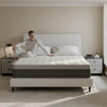 10″ Queen Hybrid Mattress – Soft & Supportive, Cooling Airflow Foam + Pocket Coils, Medium-Soft Comfort, Motion Isolation, CertiPUR-US, Fiberglass-Free