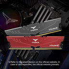 TEAMGROUP T-Force Vulcan Z DDR4 DRAM 16GB Kit (2x8GB) 3200MHz Desktop Memory Module (PC4-25600) CL16 Ram (Gray) - TLZGD416G3200HC16FDC01