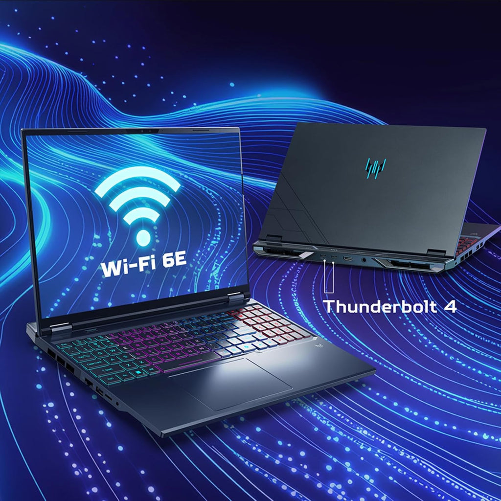 acer Predator Helios Neo PHN16-73-95NT Gaming Laptop | 16" QHD+ OLED 240Hz | Intel Core Ultra 9 275HX | NVIDIA RTX 5070 Ti | 64GB DDR5 | 2TB SSD | WiFi 6E | Backlit RGB | HDMI 2.1 | Thunderbolt 4