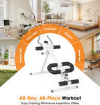 5 in 1 ab machine for stomach workout, adjustable ab trainer machine with LCD Monitor, Foldable ab workout machine With Knee and Back Protection, Load Capacity 400 LBS, Unisex, Black