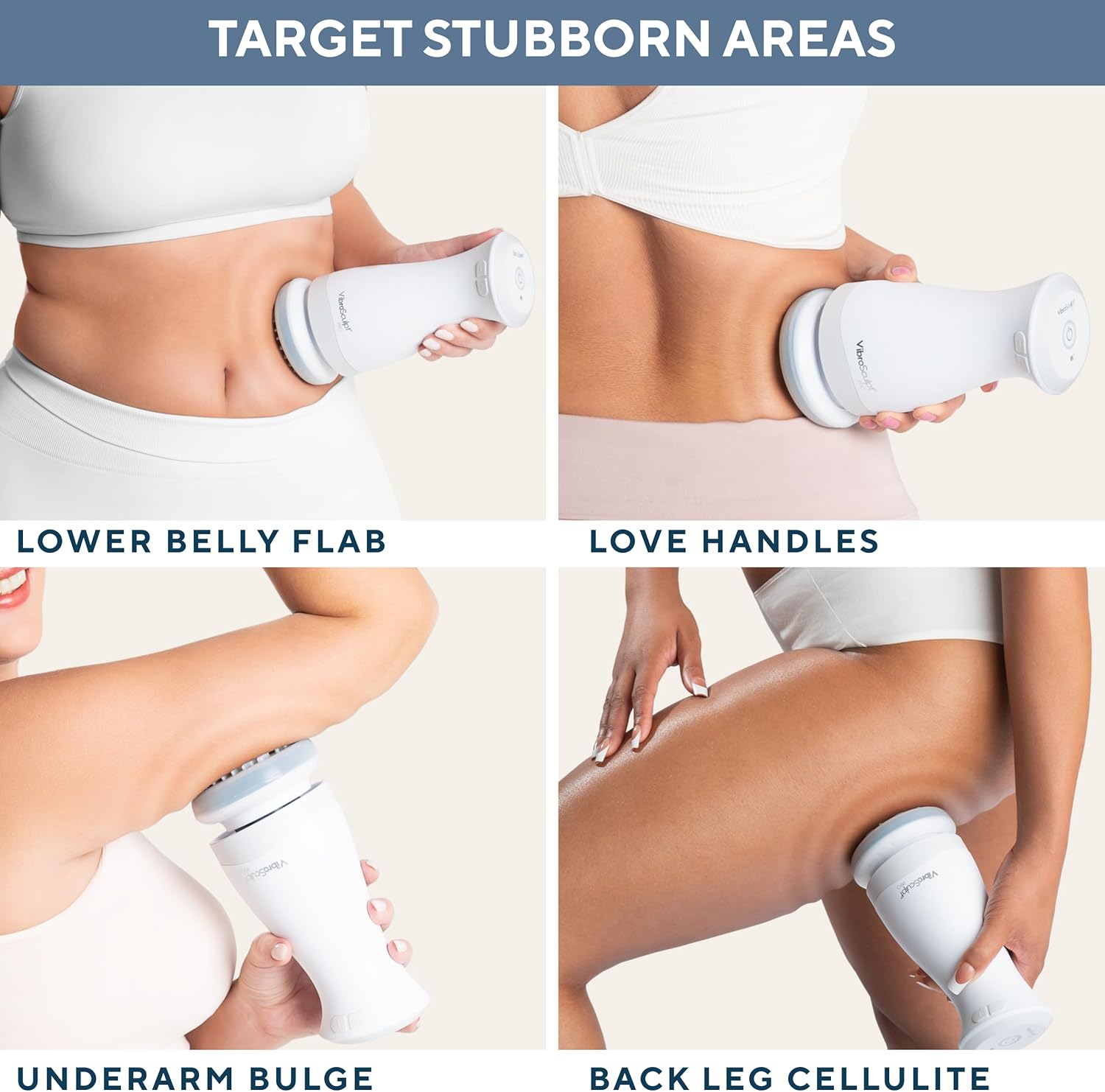 Vibro Sculpt Pro Lymphatic Drainage Massager & Body Sculpting Machine – Anti Cellulite Massager for Stomach, Legs & Arms – Body Contouring & Skin Tightening Device