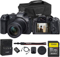 Canon EOS R7 Mirrorless Camera with 18-150mm Lens | Speed  Precision  and Versatility for Hybrid Creators (5137C009) + 64GB Memory Card + Canon Shoulder Bag