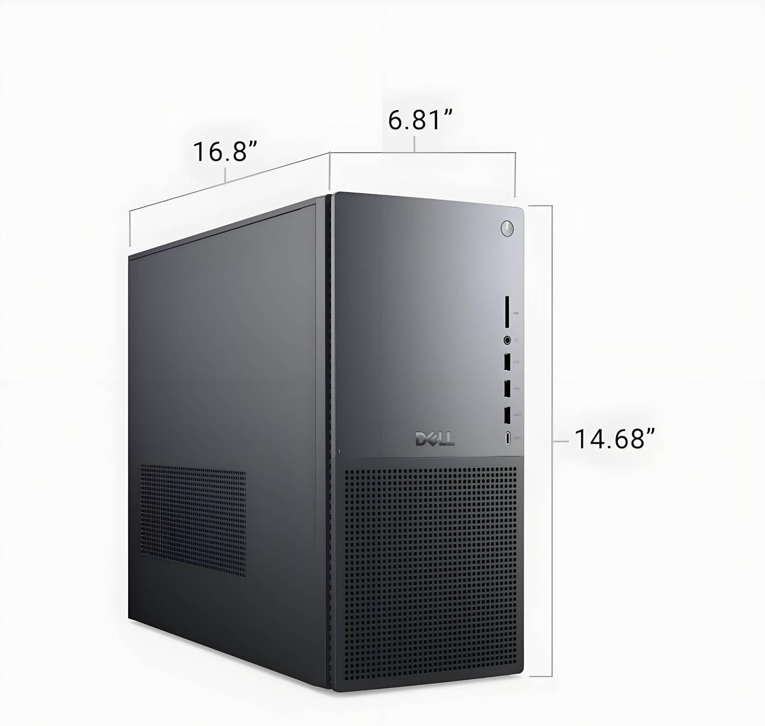 Dell EBT1250 Tower Plus Business Desktop - Intel Ultra 7-265K (20 Core  20 Threads)  16GB DDR5 RAM  1TB PCIe SSD + 2TB HDD & 512GB Portable SSD  4K Monitor Support  SD-Card Reader  Windows 11