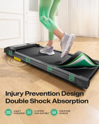 UREVO Smart Walking Pad, Compact Under Desk Treadmill