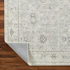 Livabliss x Becki Owens Davina Damask Area Rug , 7'10" x 10', Light Grey