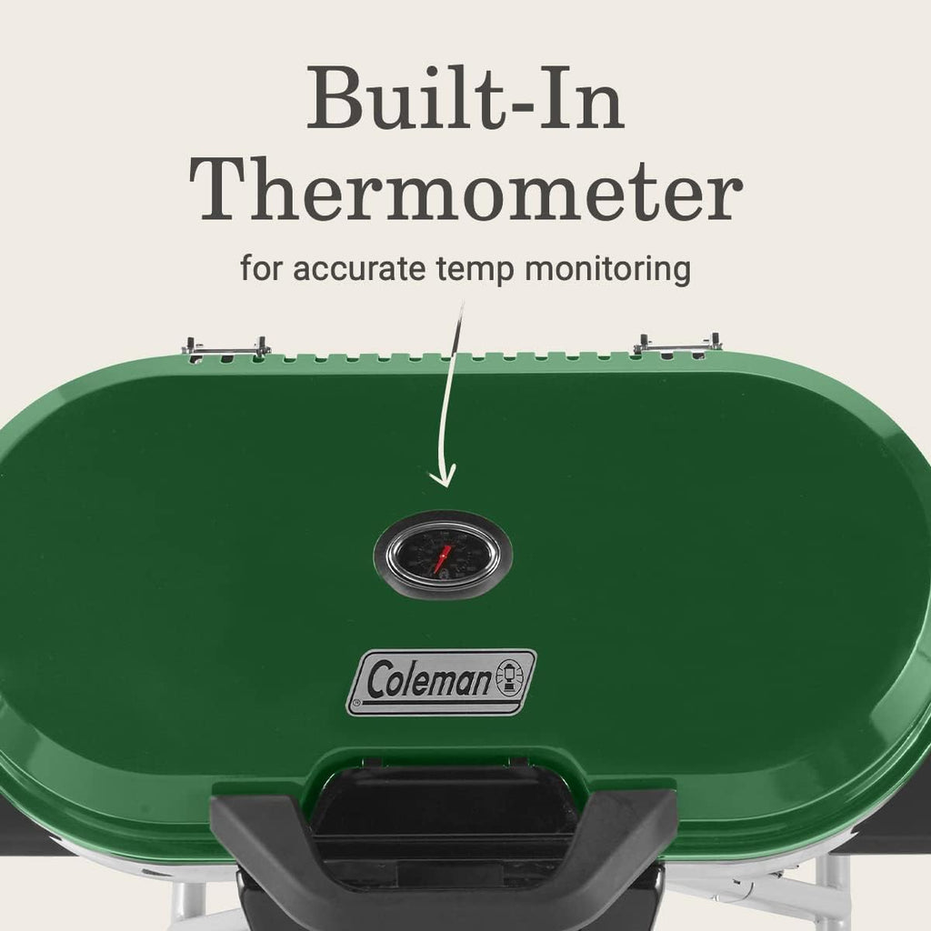 Coleman RoadTrip 285 Portable Stand-Up Propane Grill with 3 Adjustable Burners & Instastart Ignition  20 000 BTUs of Power for Outdoor Cooking  Camping  Tailgating  Grilling  BBQs  & More