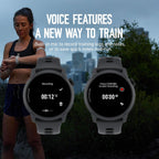 COROS PACE 4 Ultralight Sport GPS Watch  1.2" AMOLED Touchscreen 19 days of daily use  Voice Features  Advanced Training Tools  GPS  Heart Rate Monitor  Navigation  Run  Bike  and Ski - Black Silicone