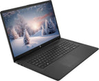 HP 17.3" Business Laptop Computer  10-Core Intel Core i5  Windows 11 Pro Laptop with Microsoft Office Lifetime Suite  PLUSERA Earphones  Black (Intel Core i5  64GB RAM | 2.2TB Storage)