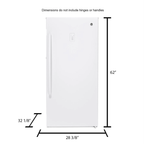 14.1 Cu. ft. White Frost-free Upright Freezer