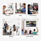 BOSGAME E4 Mini PC  Dual Gigabit LAN Ryzen 5 3550H Win 11 Pro Small Desktop Computer  16GB DDR4 RAM  1TB NVMe SSD  Triple Display  4X USB  Wi-Fi 5/BT 5.0 - Ideal for Business  Office & Home