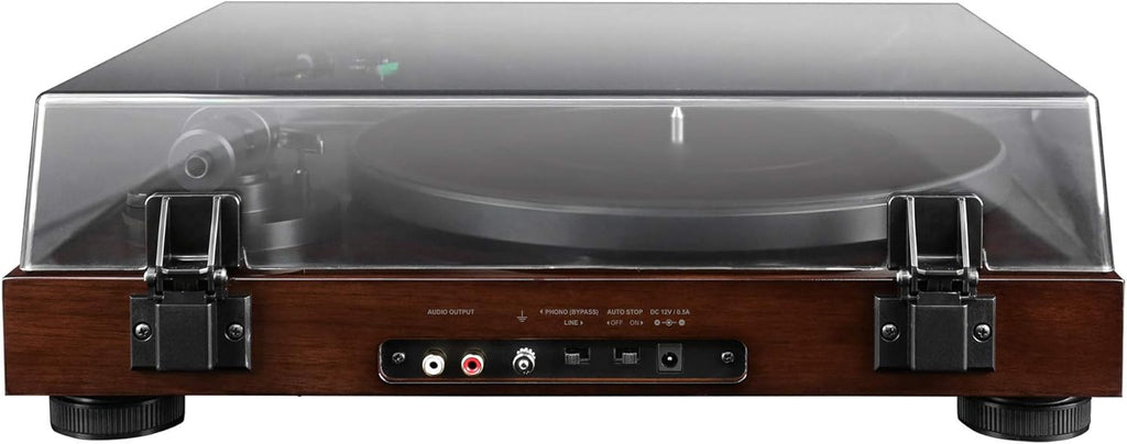 Fluance RT81 Elite High Fidelity Vinyl Turntable Record Player with Audio Technica AT95E Cartridge  Belt Drive  Built-in Preamp  Adjustable Counterweight  High Mass MDF Wood Plinth - Walnut
