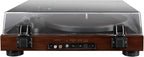 Fluance RT81 Elite High Fidelity Vinyl Turntable Record Player with Audio Technica AT95E Cartridge  Belt Drive  Built-in Preamp  Adjustable Counterweight  High Mass MDF Wood Plinth - Walnut