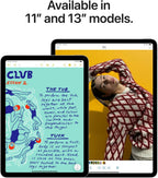 2025 Apple iPad Air with Apple M3 Chip (13-inch  Wi-Fi + Cellular  256GB) - Starlight (Renewed Premium)
