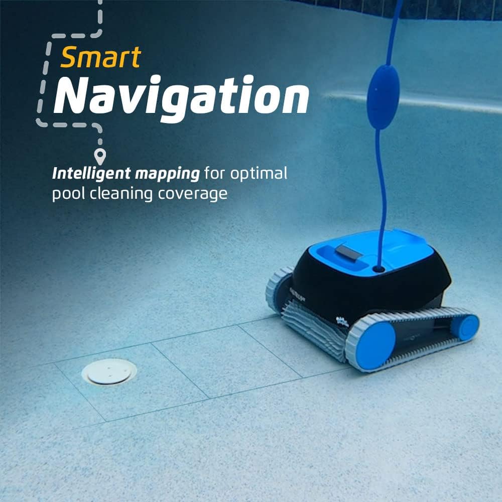 Dolphin Nautilus CC Automatic Robotic Pool Vacuum Cleaner  Always Cleaning  Never Charging  Includes Caddy for Easy Transport and Storage  Ideal for In-Ground Pools up to 33 FT in Length