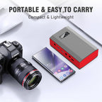 Portable Solar Generator 300W Power Station with Foldable 60W Solar Panel  Portable Power Bank 65W with DC AC Outlet 110V for Laptop Smart Device Home RV Outdoor Hiking Camping Adventure