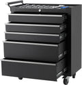 5-Drawer Rolling Tool Chest, Heavy Duty Tool Storage Cabinet with Drawers & Locking Mechanism & Wheels, Multifunctional Utility Tool Storage Chest Organizer for Warehouse, Repair Shop.