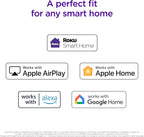 Roku Smart TV – 50-Inch Select Series 4K HDR RokuTV with Roku Enhanced Voice Remote  Brilliant 4K Picture  Automatic Brightness  & Seamless Streaming – Live Local News  Sports  Family Entertainment