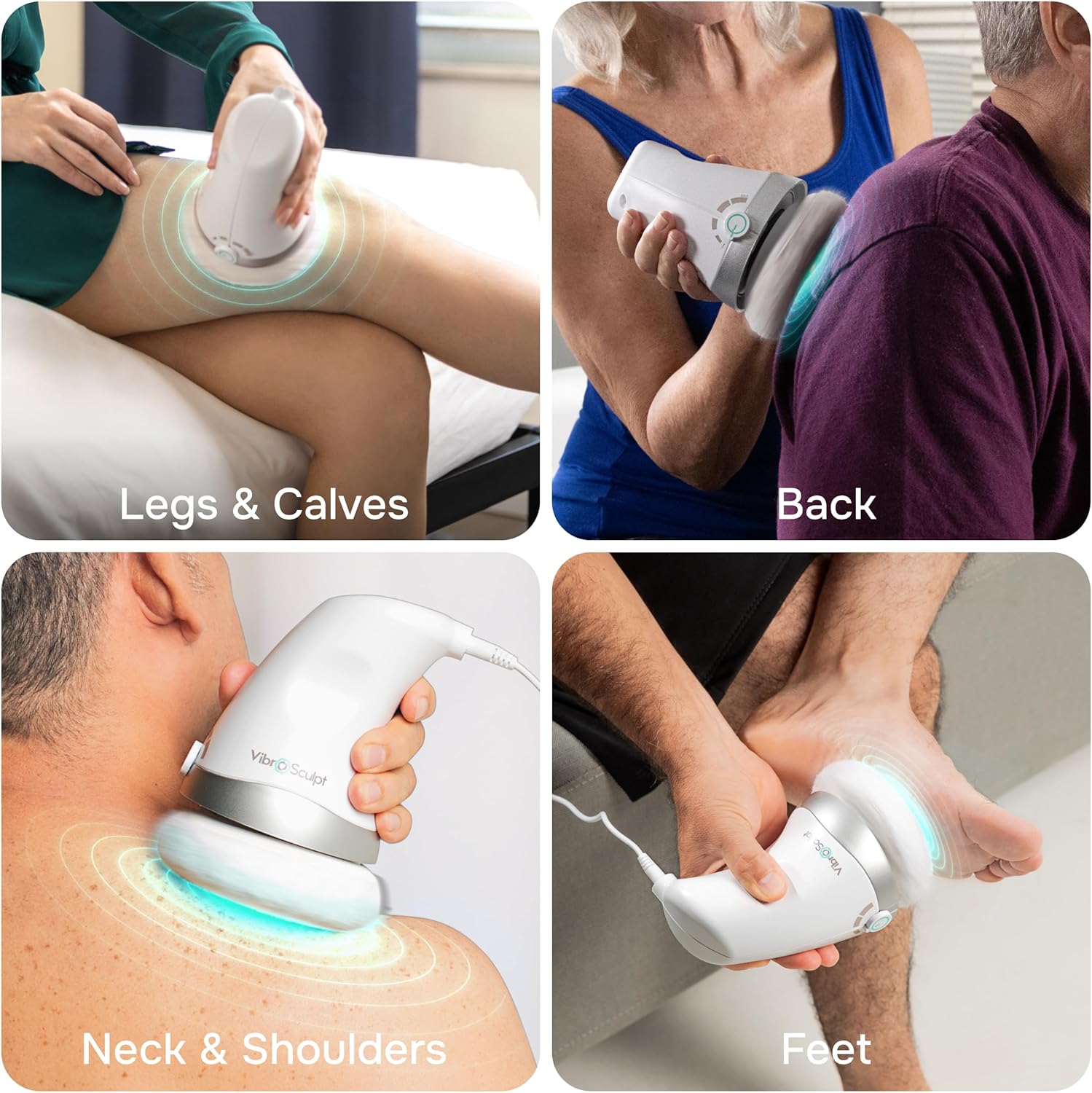 Vibro Sculpt Relief Bundle – Handheld Massager for Muscle & Joint Comfort with Relief Gel & Capsules, At-Home Massage Device for Full-Body Relaxation & Daily Wellness Support