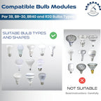 Light Bulb Changer for High Ceilings - Vacuum Operated High Ceiling Light Bulb Changer Tool, Remote-Controlled Bulb Changing Kit (Pole not Included)