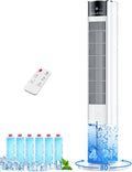 42 INCH Swamp Cooler Air Conditioner w/4 Mode & 3 Speed, 15H Timer, Aroma&Memory Function, Portable Air Conditioners No Windows Needed, 6 Ice Packs, 1.1-Gal Dual Tank Portable AC Unit for Room