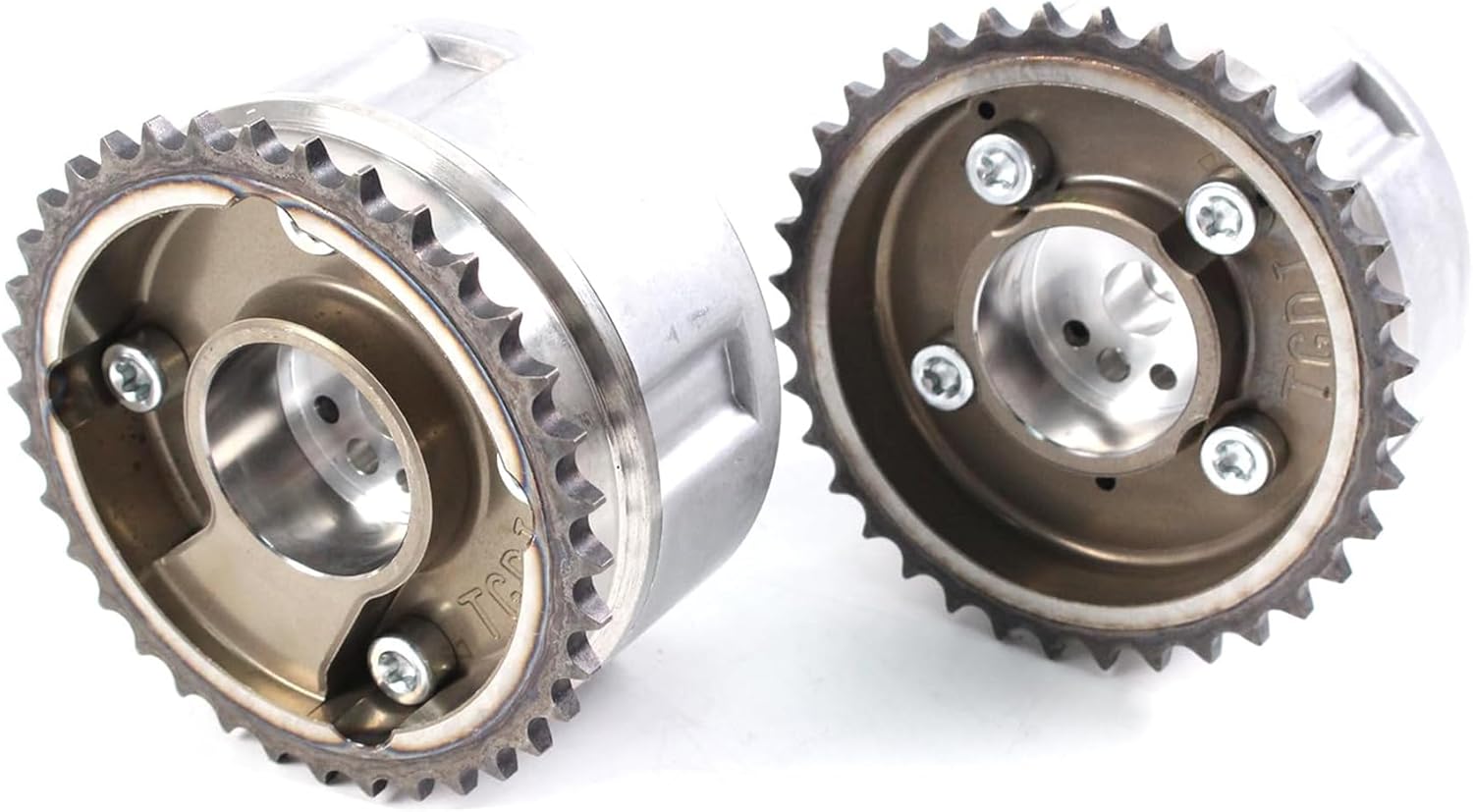 AUCERAMIC Timing Chain Kit with 2PCS Intake & Exhaust VVT Gear Sprocket Fit for 2011-2020 Hyundai Tucson Elantra Sonata Kia Rio Soul Forte Optima 1.6L
