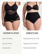 HONEYLOVE Shapewear for Women - SuperPower Brief - High Compression Waist Shaper