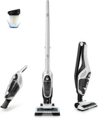 Kenmore 200 Series DS2000 Cordless Stick Vacuum Lightweight Cleaner 2-Speed Power Suction LED Headlight 2-in-1 Handheld for Hardwood Floor, Low Pile Carpet & Pet Hair