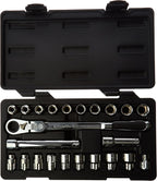 GEARWRENCH 23 Piece 3/8" Drive Pass-Thru™ 6 Point Standard SAE/Metric Mechanics Tool Set | 893823