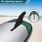 Surfboard Bag Longboard Bag Day Bag for 6'0,6'6,7'0,7'6,8'0,9'6,10'0 Surf Hybrid Fish ShortBoard w/Fin Slot and Padded Shoulder Strap,Easy Access Surf Bag Protect Board for Daily Local Road Short Trip
