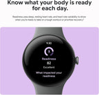 Google Pixel Watch 3 (45mm) 2024 Model - Android Smartwatch  Heart Rate Tracking  Fitbit Advanced Running  Fitness Insights  24-Hour Battery - Matte Black Aluminum Case - Obsidian Band - Wi-Fi